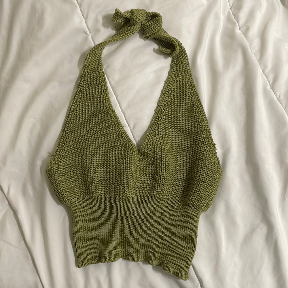 Crochet Knit Halter top